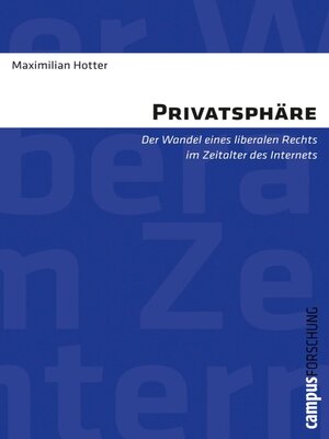 cover image of Privatsphäre